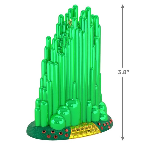 New! Wizard of Oz Emerald City Metal Hallmark Keepsake Christmas Ornament 2020 - Picture 3 of 5